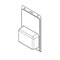 Visipak Thermoform-CLAMSHELL-#585-10.938-6.875-3.813-5.313-1.750-0.020-CLEAR,  585TF - alternate 1